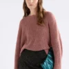 Agna Pattern Sweater Rosewood Agna Pattern Sweater Rosewood