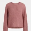 Agna Pattern Sweater Rosewood Agna Pattern Sweater Rosewood
