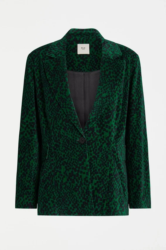 Altes Jacket Green Sinda Print Altes Jacket Green Sinda Print