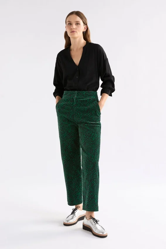 Altes Pant Green Sinda Print Altes Pant Green Sinda Print