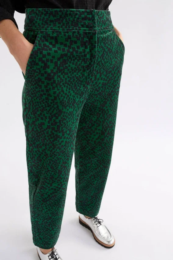 Altes Pant Green Sinda Print Altes Pant Green Sinda Print