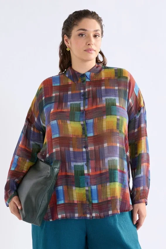 Eir Sheer Shirt Elbrus Print Eir Sheer Shirt Elbrus Print