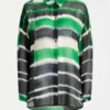 Eir Sheer Shirt Saillte Print