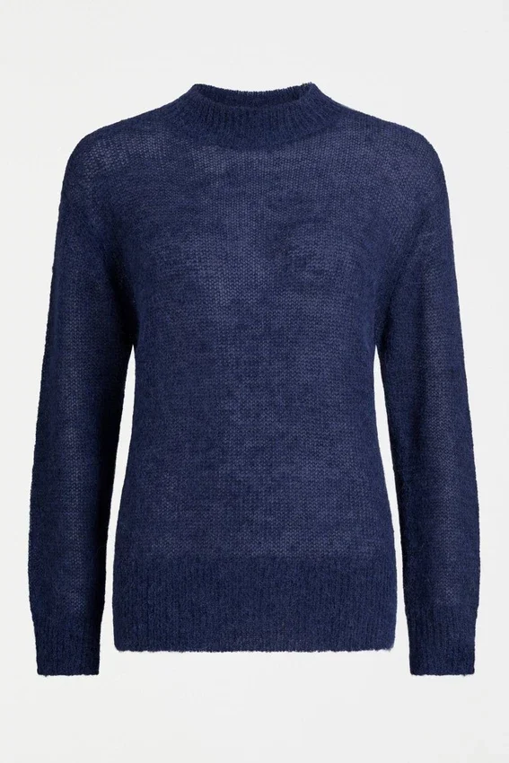 Fjer Sweater Bright Navy Fjer Sweater Bright Navy