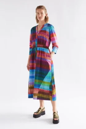 Gia 3/4 Sleeve Shirt Dress