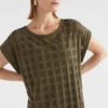 Grid Burnout Dress Grid Burnout Dress