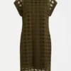 Grid Burnout Dress Grid Burnout Dress