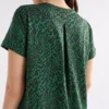 Haki Dress Green Sinda Print