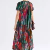 Haki Dress Mella Print