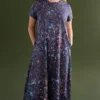 Haki Dress Tola Print