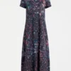 Haki Dress Tola Print