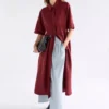 Llinen Light Dress Bordeaux Llinen Light Dress Bordeaux