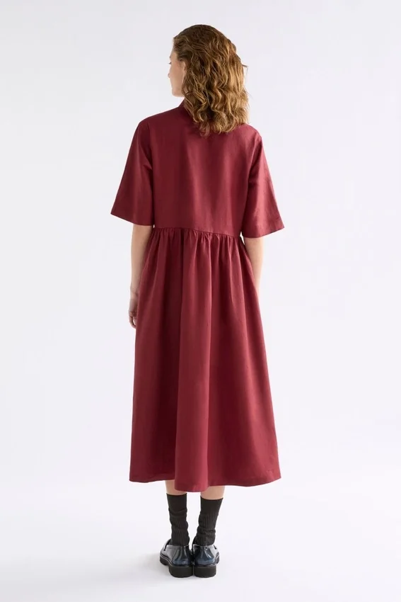 Llinen Light Dress Bordeaux Llinen Light Dress Bordeaux