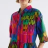 Llinen Light Dress Lind Print Llinen Light Dress Lind Print