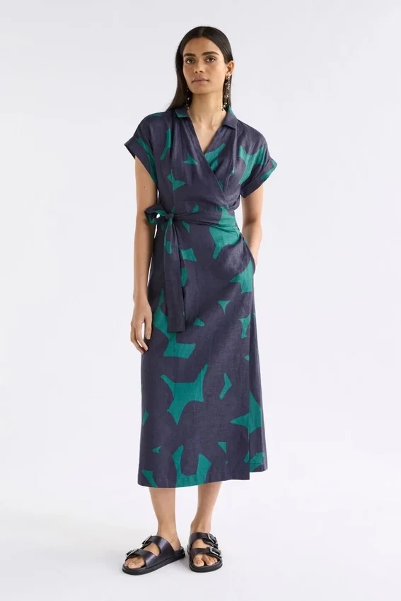 Minnen Wrap Dress Tera Print Minnen Wrap Dress Tera Print