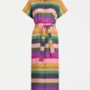 Tilko Linen Shirt Dress Lysbro Print