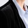 Velvet Soft Blazer Jacket Black Velvet Soft Blazer Jacket Black